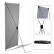 Kit X-Banner em lona + pedestal de suporte