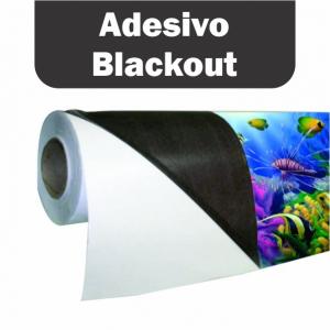 Vinil Adesivo Blackout   4x0 Brilho Sem acabamento 